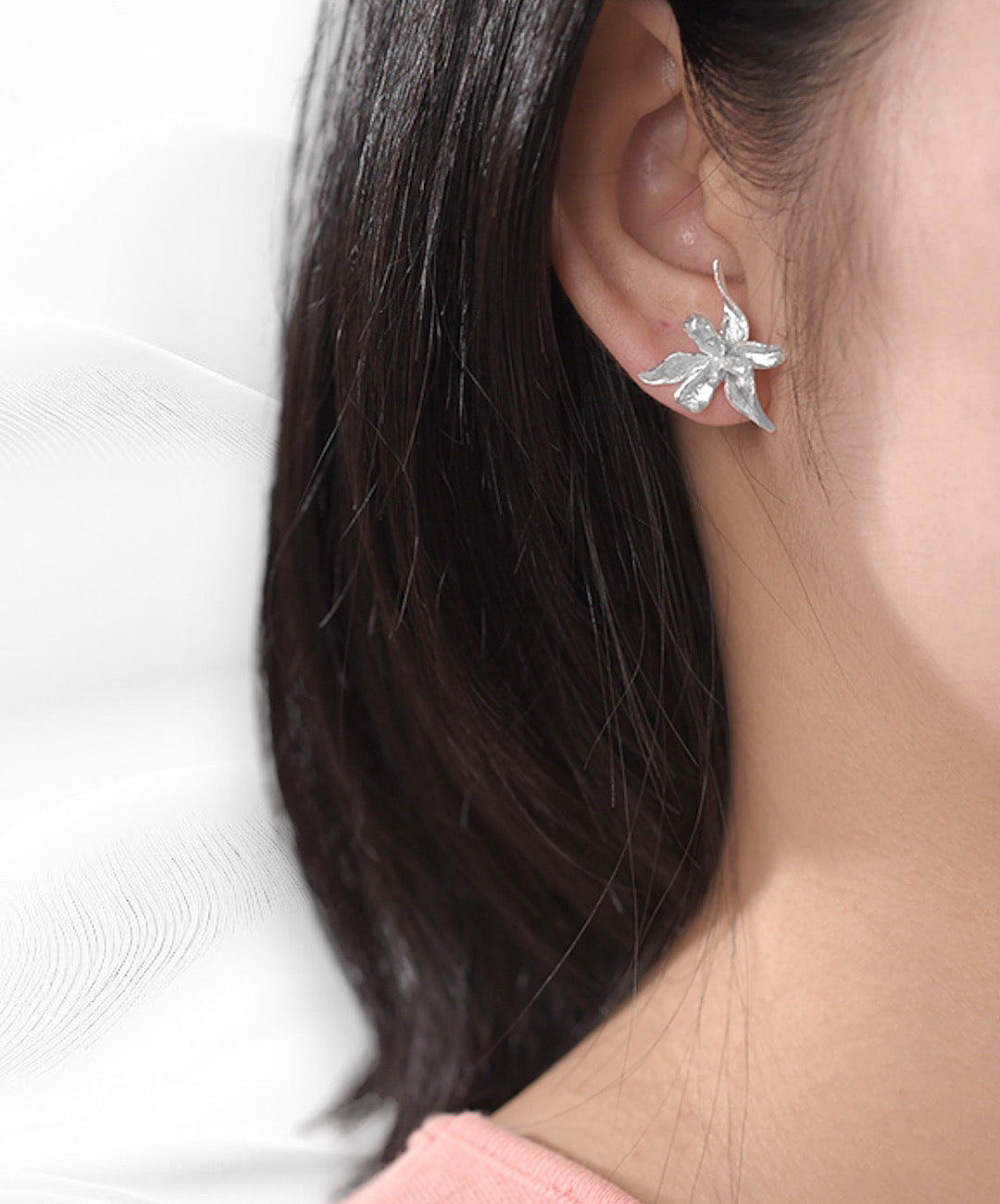 Iris Flower Studs
