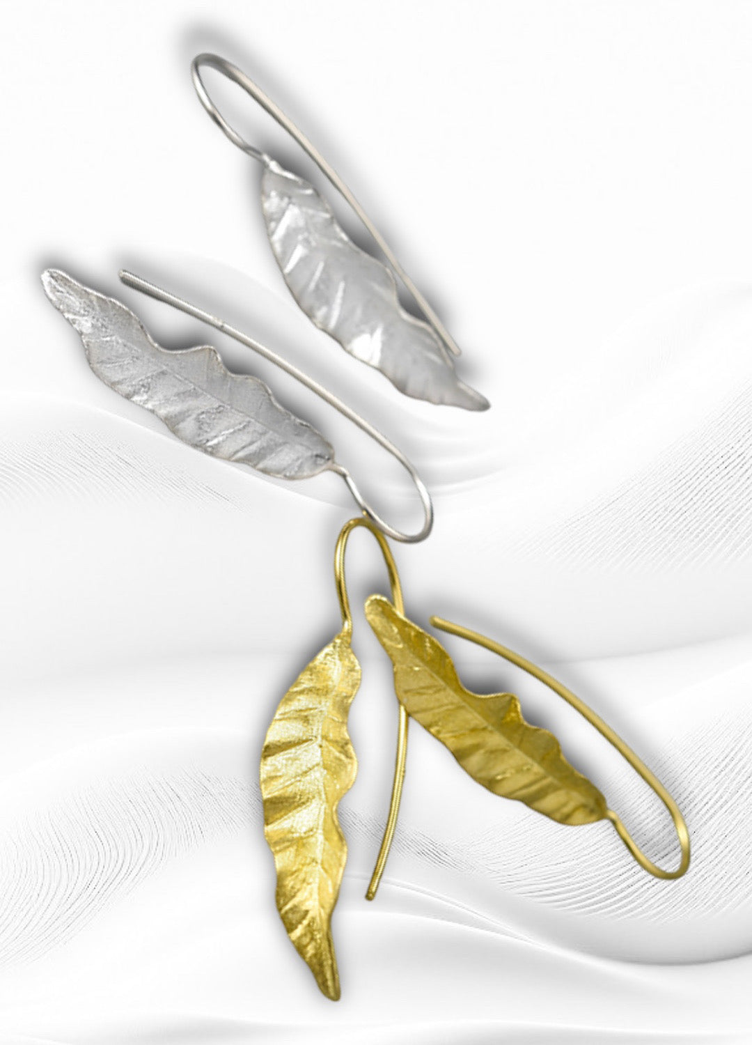 Ash Leaves Dangle Earrings