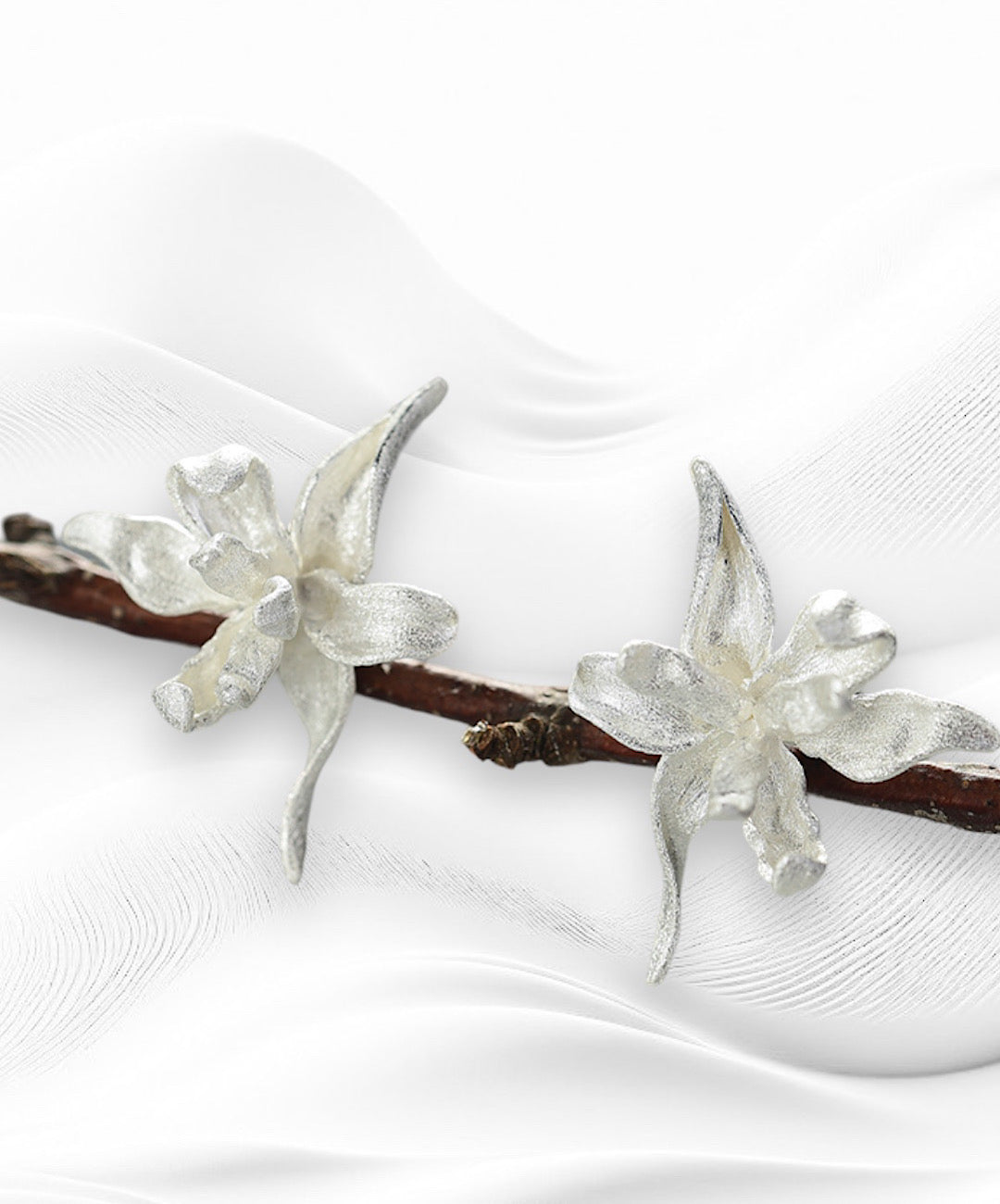 Iris Flower Studs