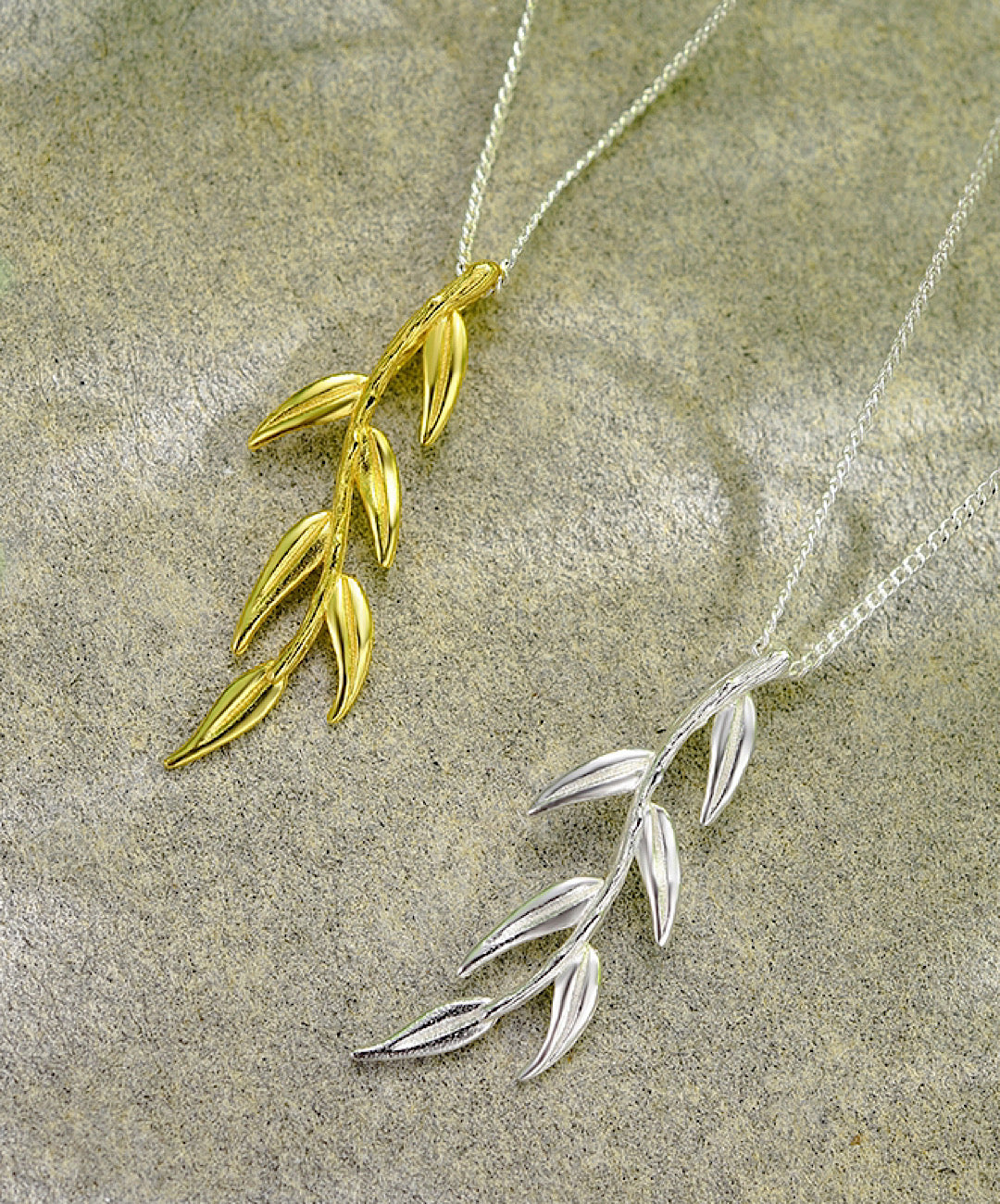Fall Leaves Pendant Necklace