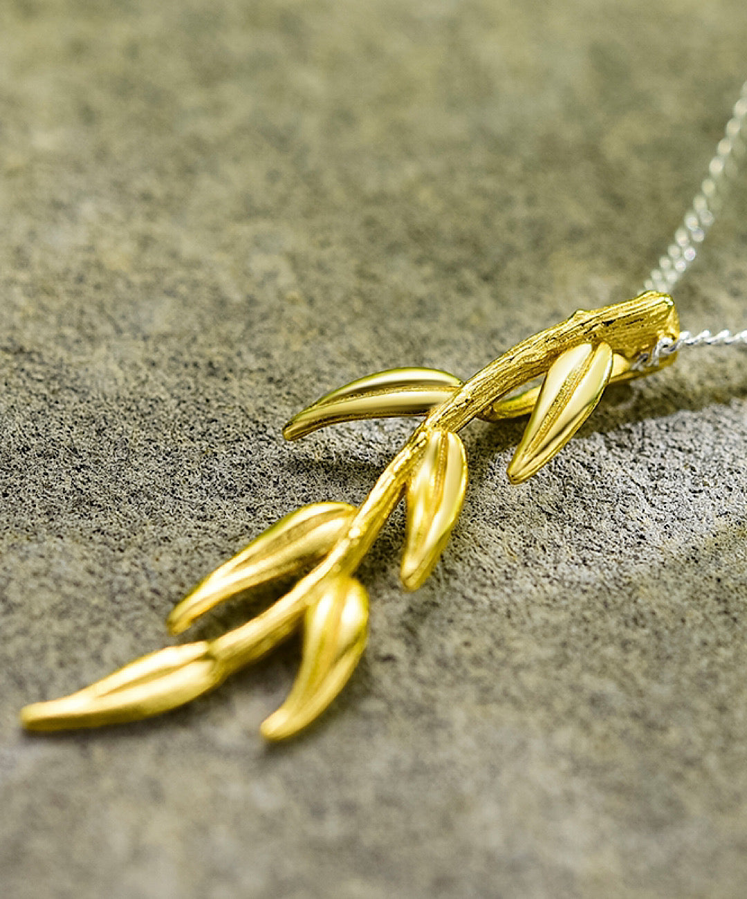 Fall Leaves Pendant Necklace