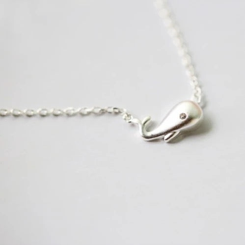 Ocean Whale Pendant Necklace