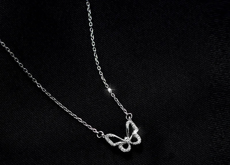 Crystal Butterfly Necklace