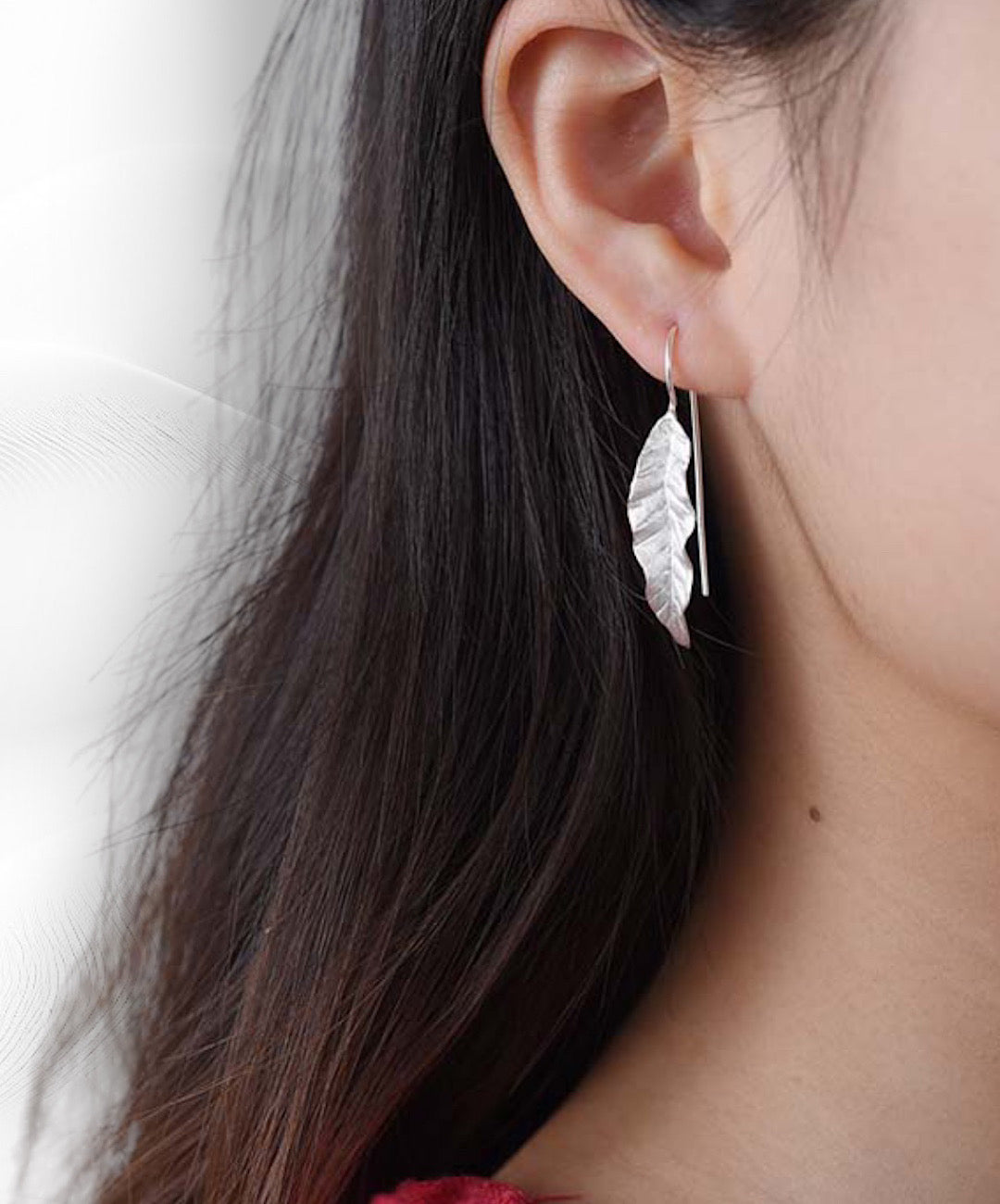 Ash Leaves Dangle Earrings