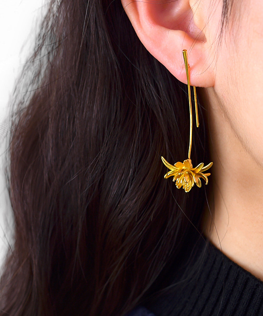 Cereus Flower Dangle Earrings