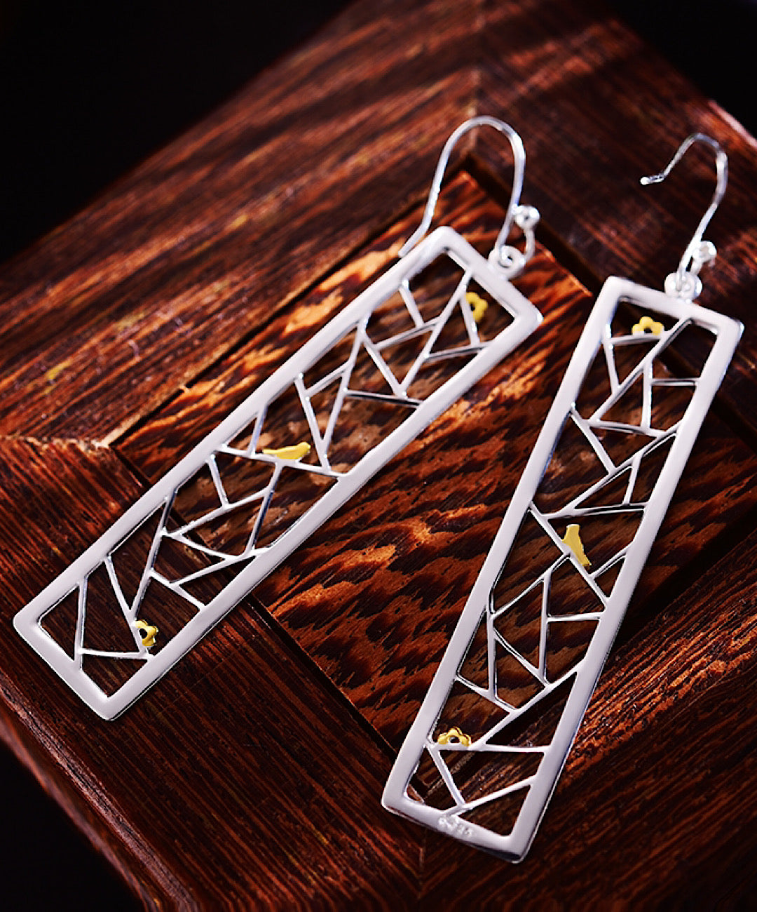 Silver Cross Earrings