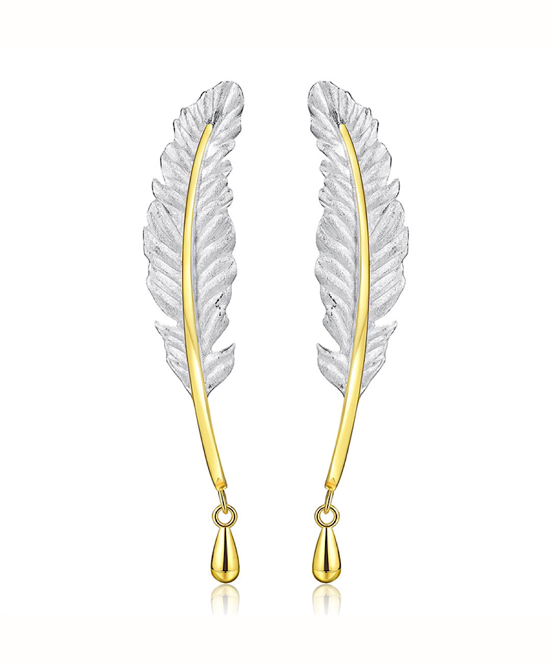 Goose Feather Earrings