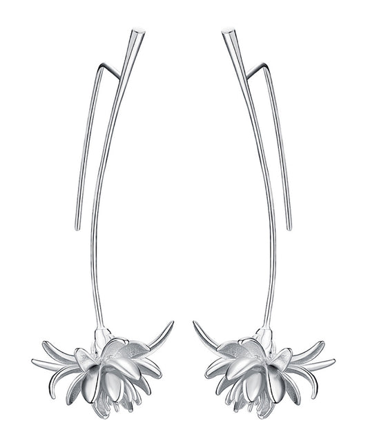 Cereus Flower Dangle Earrings