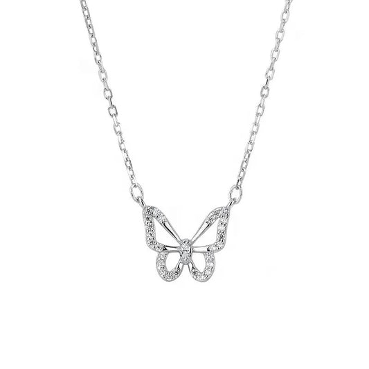 Crystal Butterfly Necklace