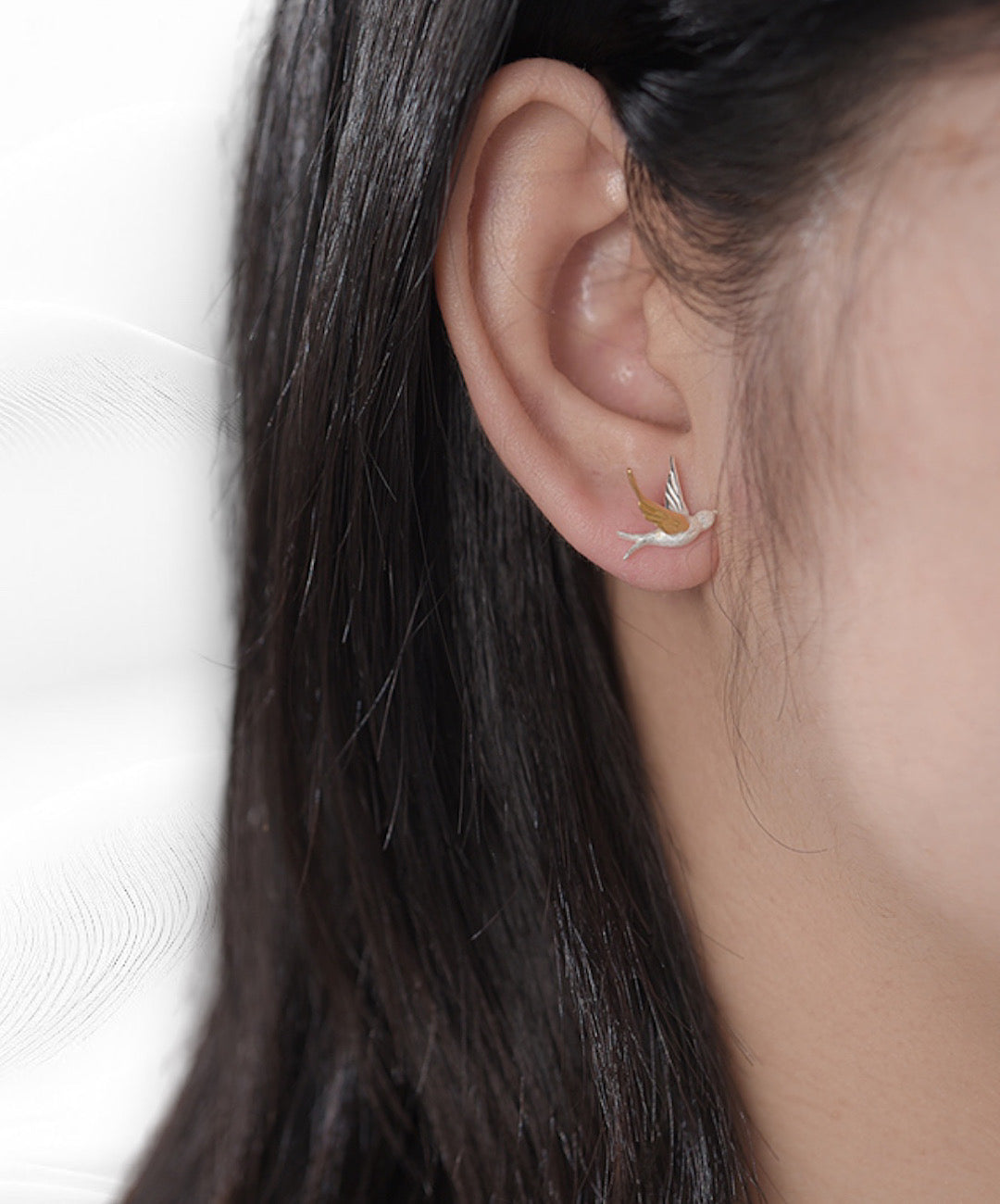 Flying Bird Studs