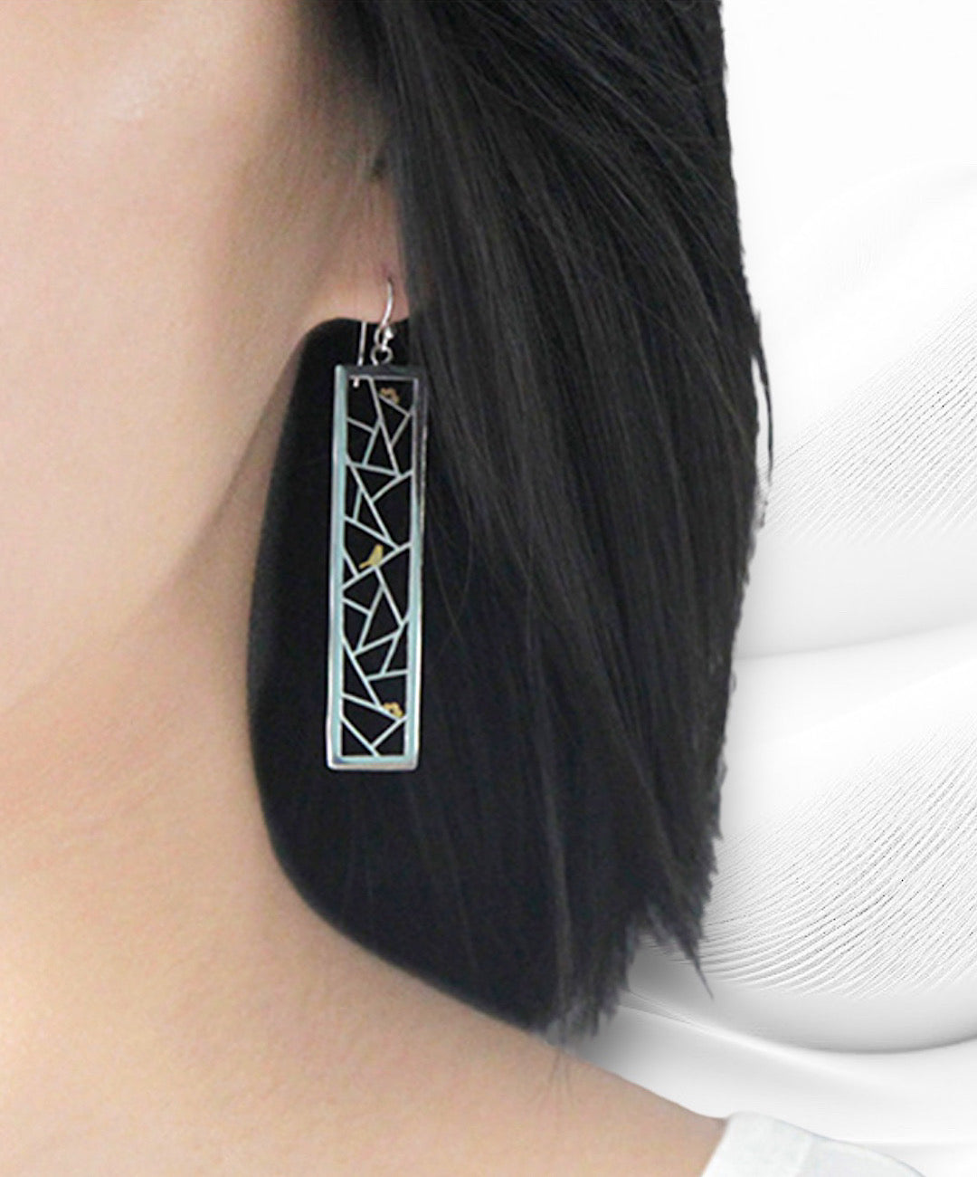 Silver Cross Earrings