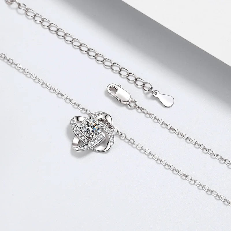 Crystal Clover Necklace