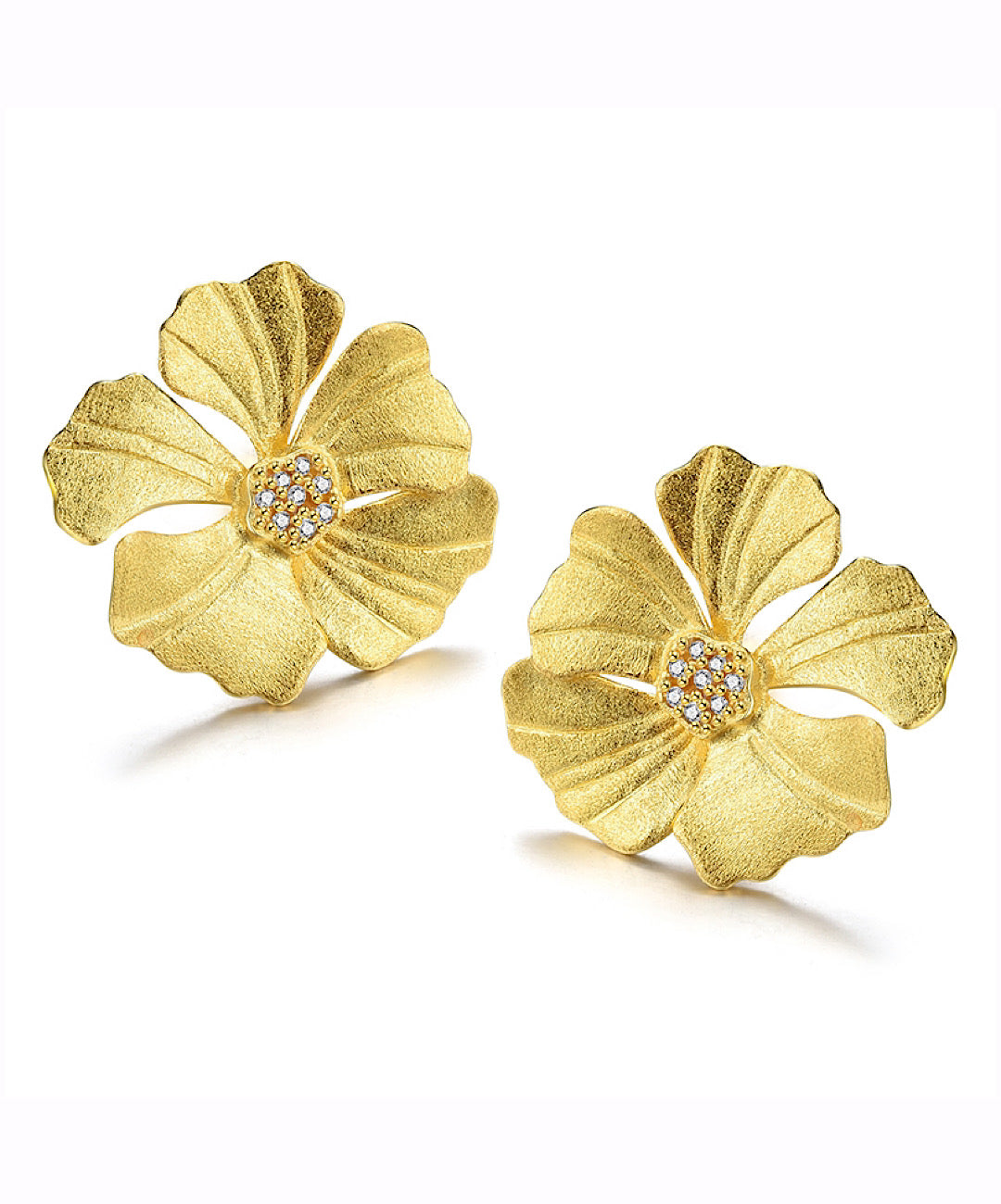 Peony Flower Studs