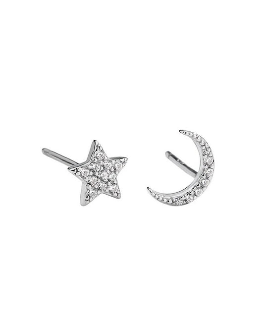 Moon Star Studs