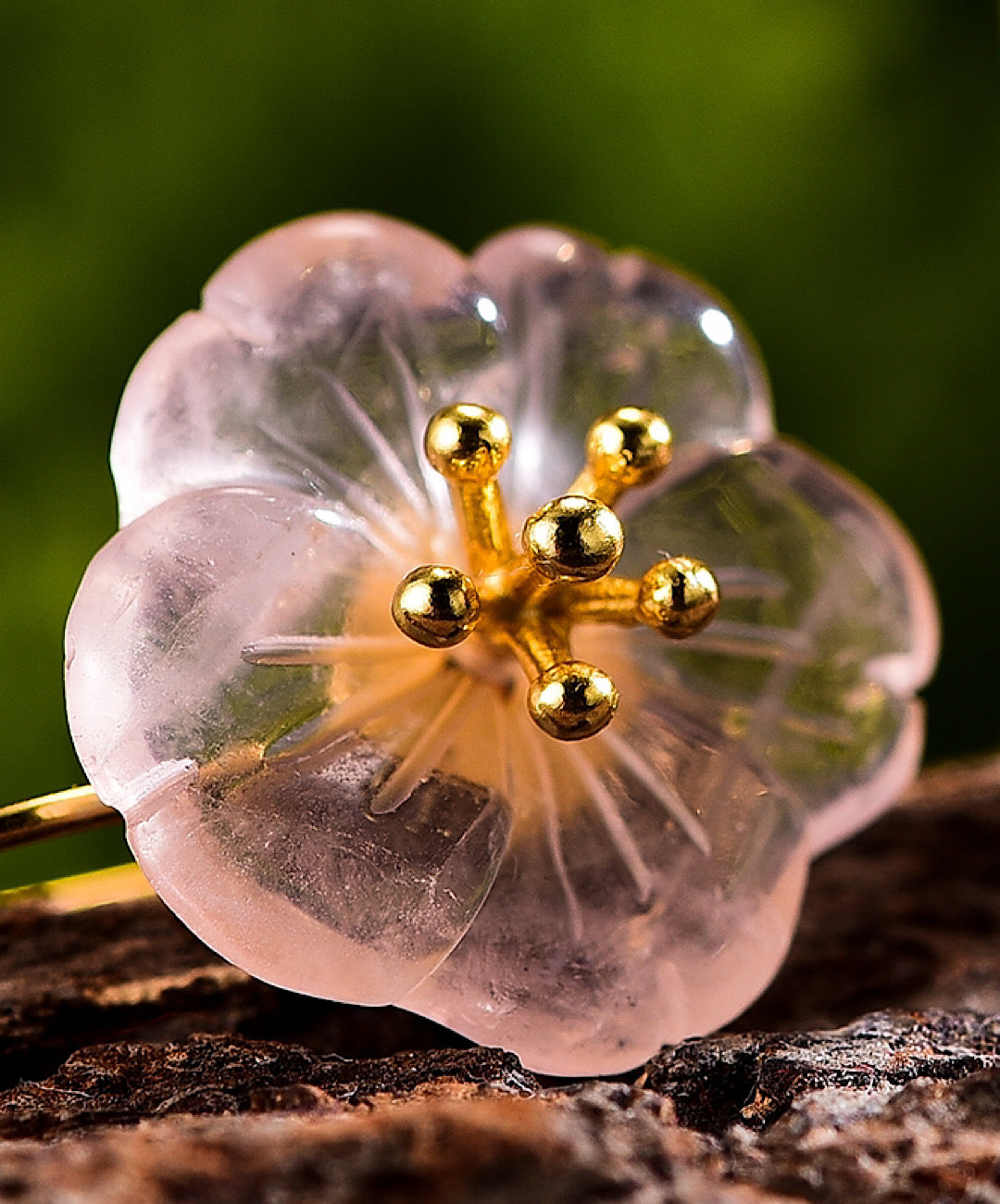 Crystal Rain Flower Drop Earrings