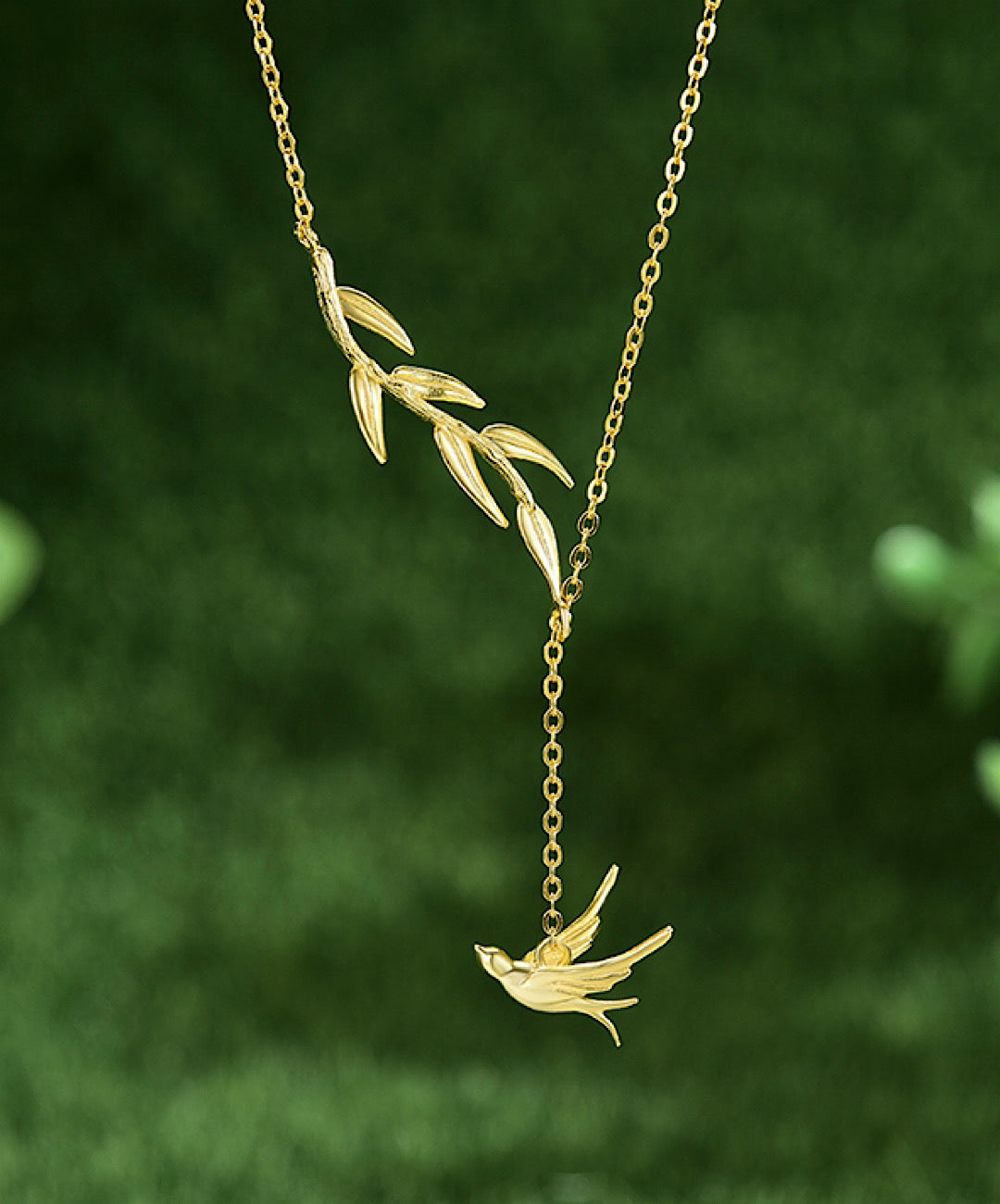 Swallow Willow Branch Necklace