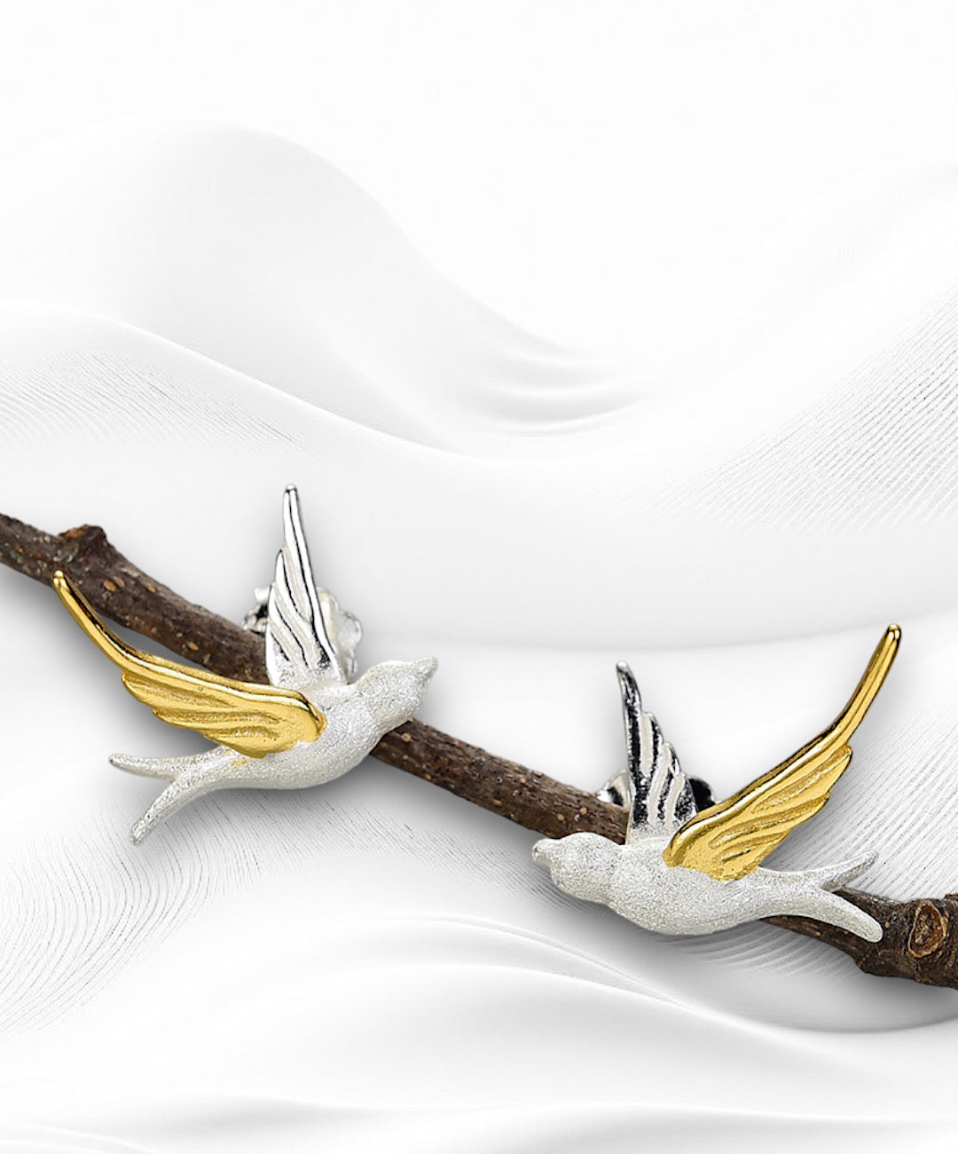 Flying Bird Studs