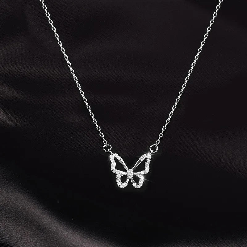 Crystal Butterfly Necklace