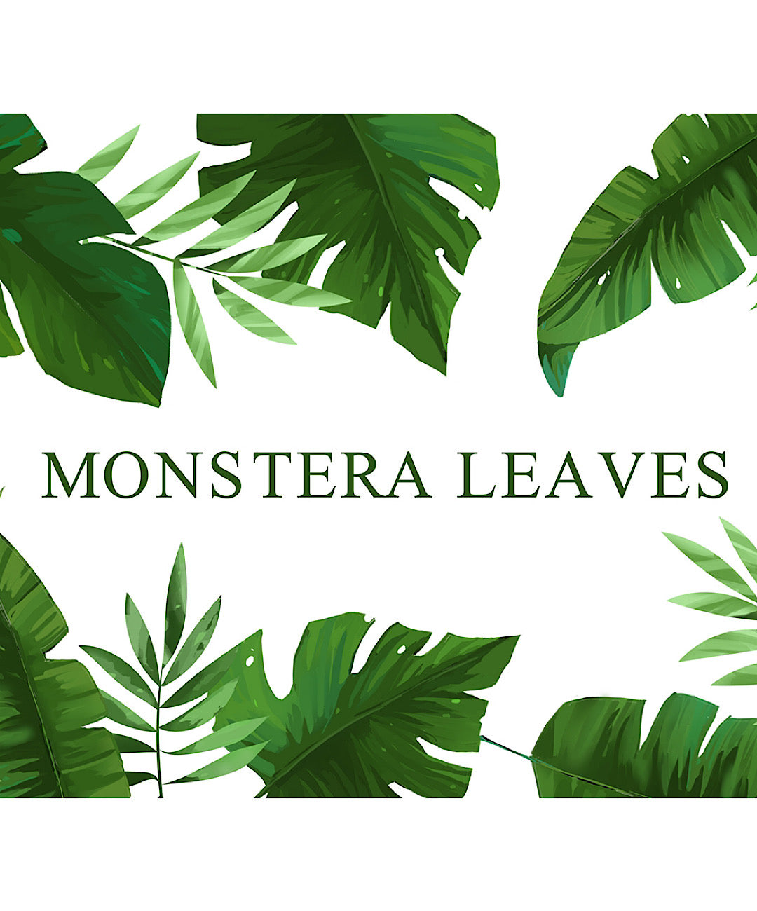 Monstera Leaf Dangle Earrings