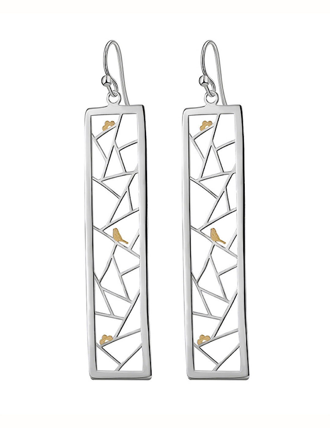 Silver Cross Earrings