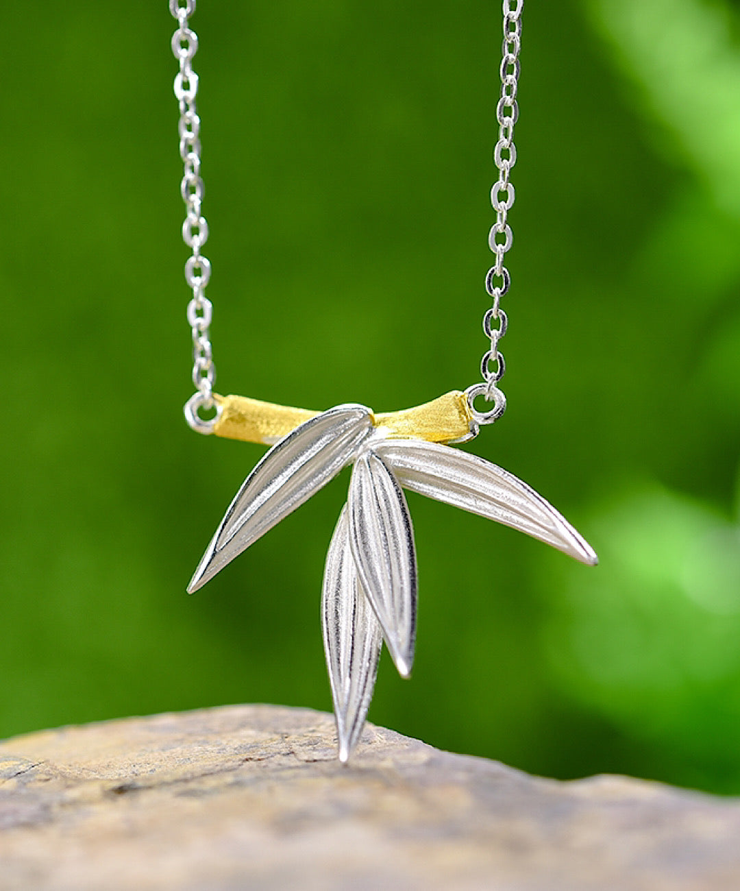 Bamboo Leaf Necklace