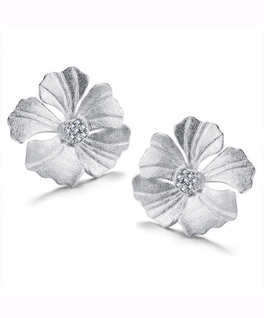 Peony Flower Studs