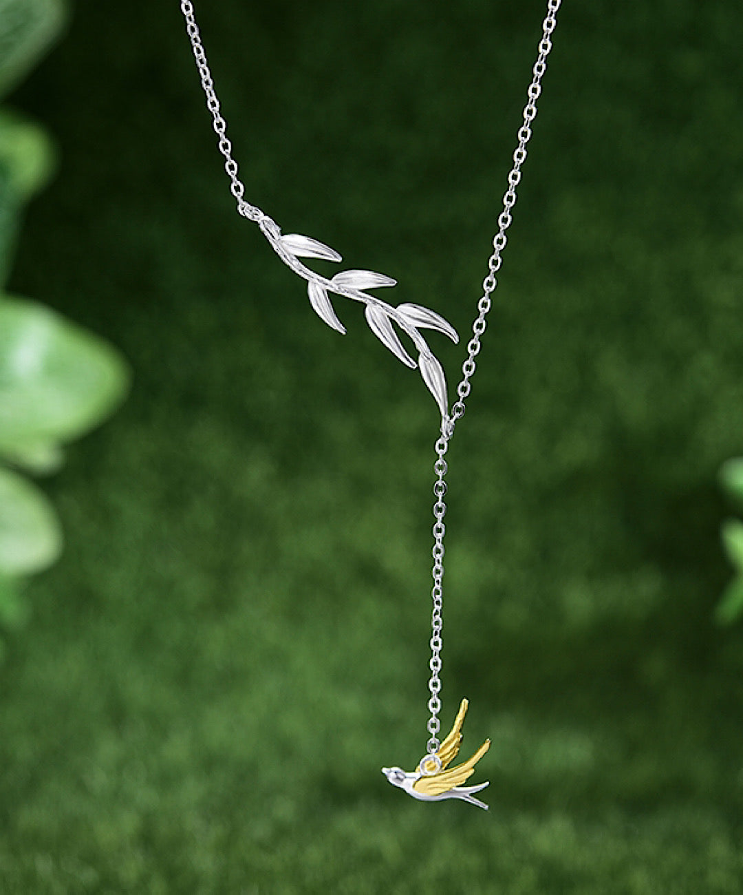 Swallow Willow Branch Necklace