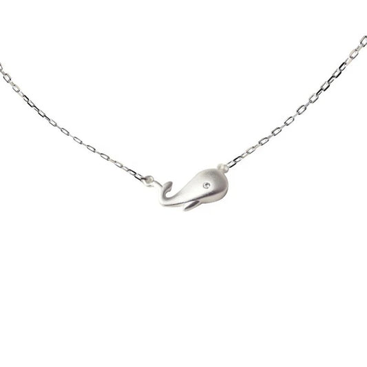 Ocean Whale Pendant Necklace