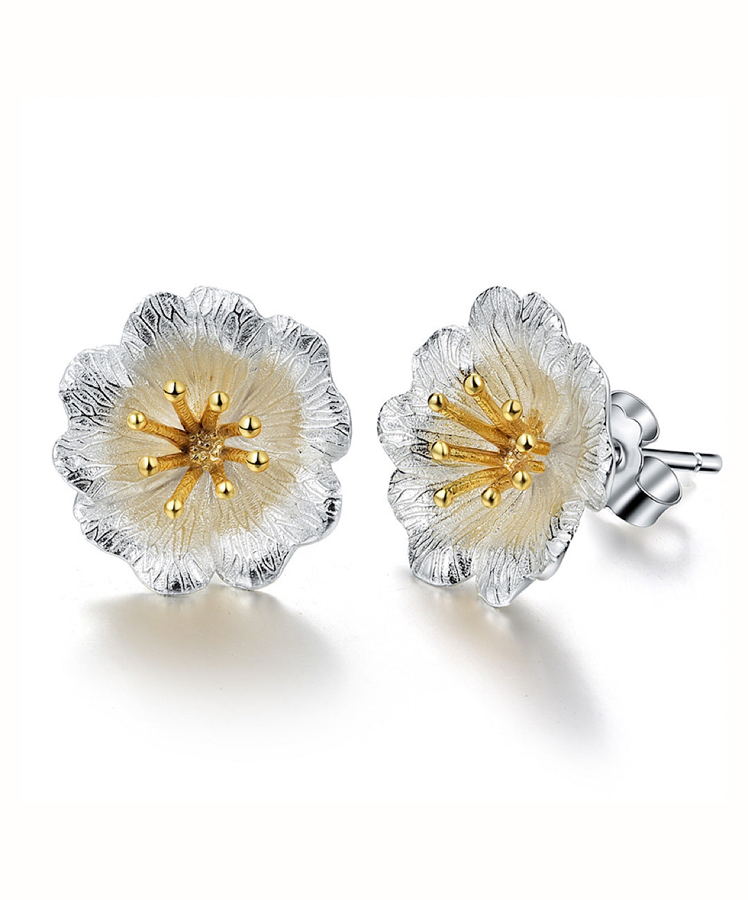 Zinnia Flower Studs