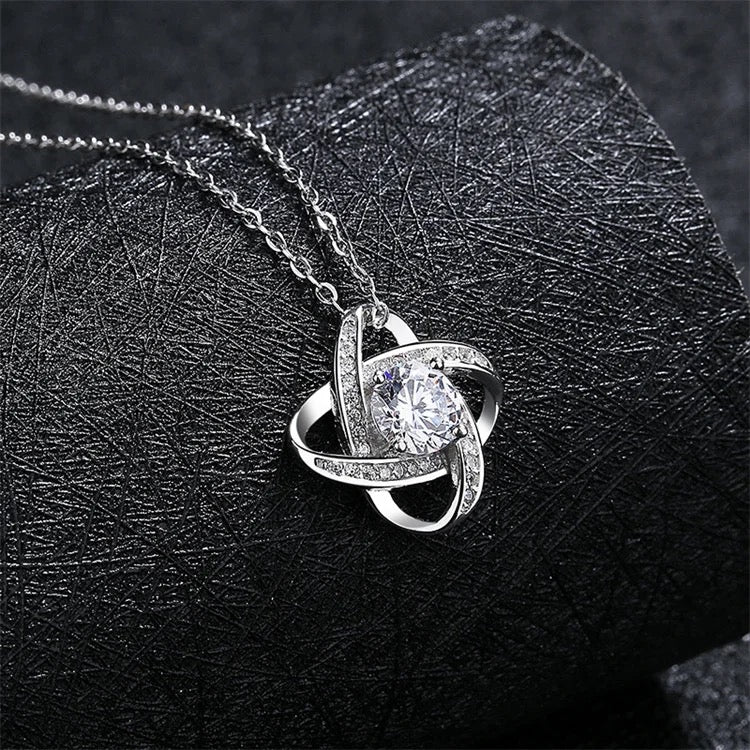 Crystal Clover Necklace