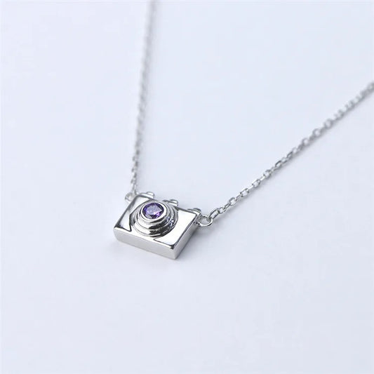 Camera Pendant Necklace