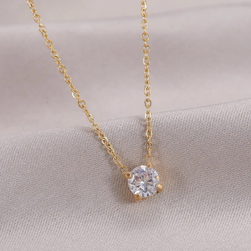 Round 0.2 Ct Diamond Necklace